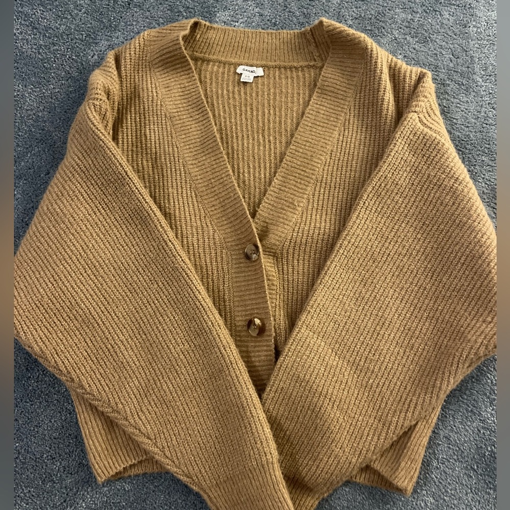 super cute Garage sweater/ cardigan for fall and winter, size small